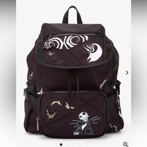 Loungefly Black & White The Nightmare Before Christmas Backpack NEW